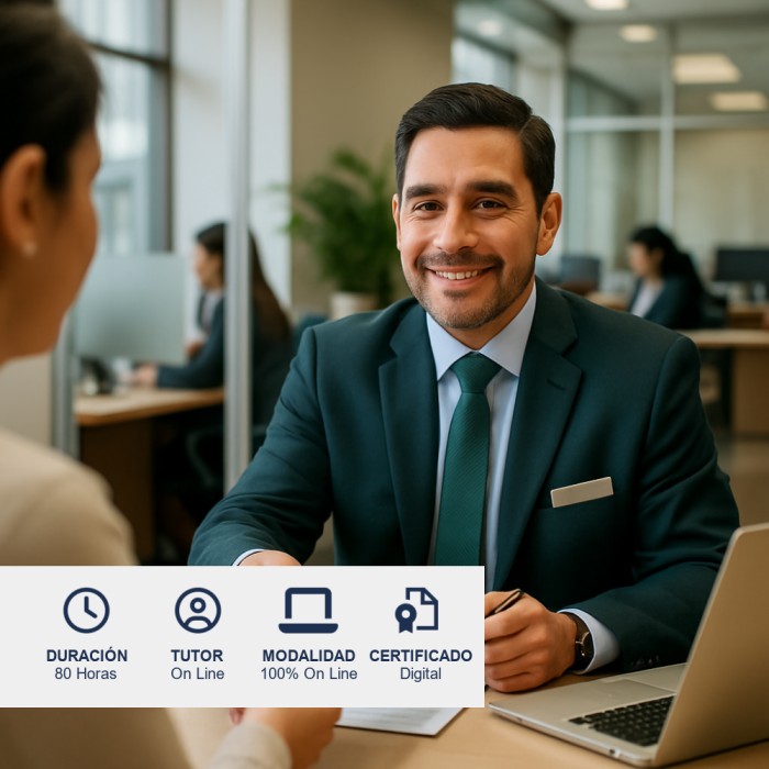 Curso Atención Comercial en Instituciones Financieras