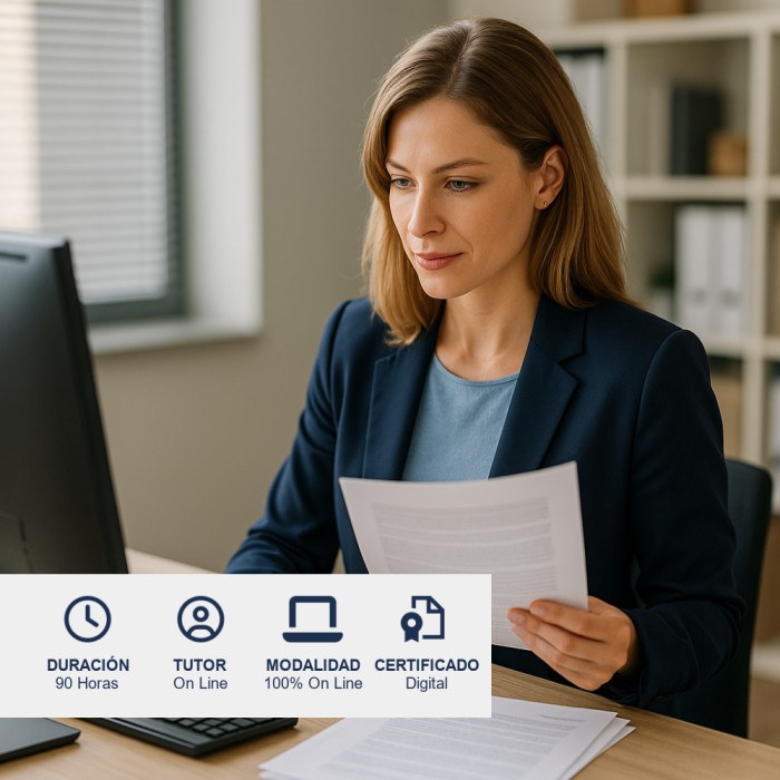 Curso Prevención de Riesgos Laborales para Equipos Administrativos